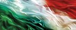 Vibrant Italian flag waving in an artistic, layered design, perfect for wallpapers and backgrounds