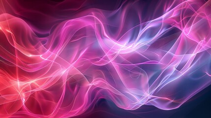 Aufkleber - Pink and Red Abstract Background on Black