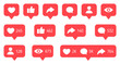 © David - social media notification icon vector