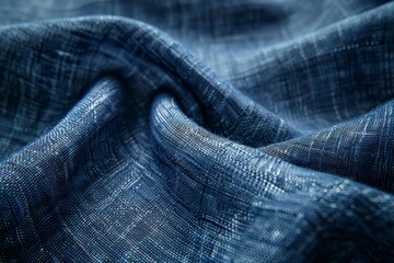 Aufkleber - Blue Denim  Fabric textile background 