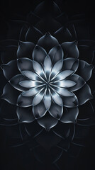 Wall Mural - 3d flower