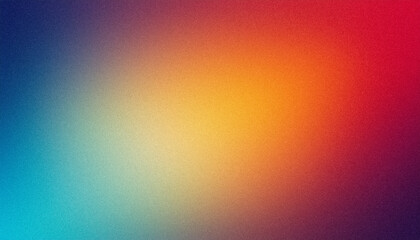 Wall Mural - vibrant, grainy texture gradient with a blend of colors