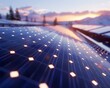 © Thares2020 - Intricate Solar Panel Technology Showcases Renewable Energy Innovation and Sustainability at Dusk