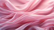 © Image Lounge - Contemporary Fluttering Pink Color Silk Fabric in Space With Delicate Folds on Focus on Foreground