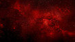 Abstract background of the majestic red nebula. It envelops the Cosmos with a starry glow of interstellar dust and gas