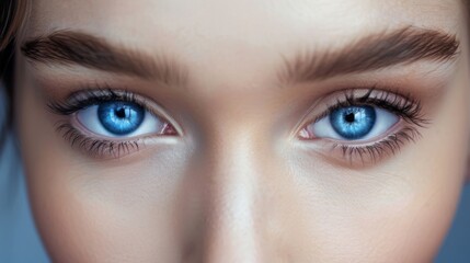 Canvas Print - Close-Up of Woman's Striking Eyes