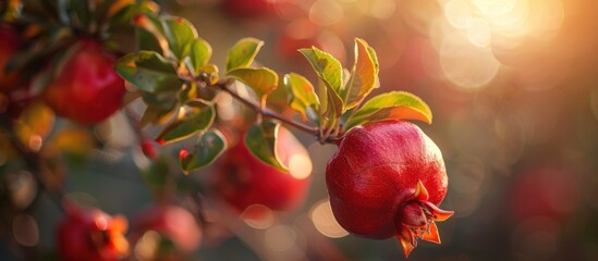 Wall Mural - The pomegranate flower