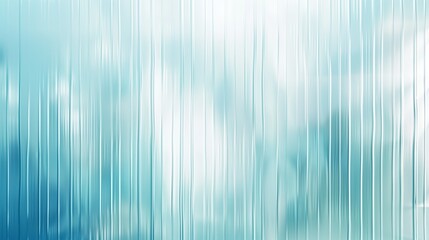 A background gradient with vertical lines in light blue, and white colors. An aesthetic background with patterned glass texture.