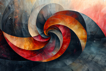 Poster - abstract background with spiral