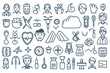 A collection of diverse icons suitable for various projects