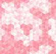 Pink and white triangular pattern on pink backdrop, creating a seamless design
