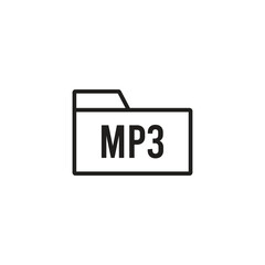 Poster - mp3 player icon logo