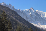 Fototapeta Dziecięca - Blick vom Talengang bei Argentiere in Richtung Chamonix mit Blick zum Mont Blanc