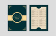 © gmxdor - luxury Food Menu Design template Layout for restaurant, Editable Food menu card template design