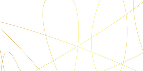 abstract white background with golden and orange lines .golden geometric random chaotic creative lin