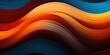 © Classy designs - A colorful wave with blue, red, and orange stripes