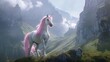 © mooncux - Unicorn realistic photography. AI generated illustration