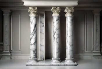 'white isolated interior house marble column poduim corinthian europa european greece greek italy me