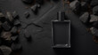 © Amir - black perfume bottle for advertising