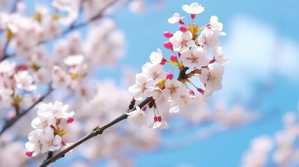 Wall Mural - Beautiful floral image of spring nature