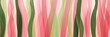 Abstract illustration of colorful rhubarb stalks in shades of pink, red, and green. Perfect for culinary presentations, modern art projects, and vibrant print designs