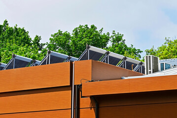 Solar panel on roof