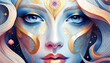 異世界の美しい女　AI画像　ジェネレーティブAI