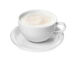 © New Africa - Aromatic coffee in cup isolated on white