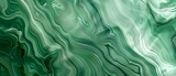 Fototapeta  - Abstrakcyjne tło z zielonego marmuru z gładkimi falistymi liniami, elegancki i nowoczesny design do prezentacji lub banera, wysoka rozdzielczość.