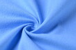 blue cotton texture color of fabric textile industry, abstract image for fashion cloth design background