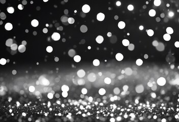 'ray black lights bokeh glow white. shine background white Abstract dust particle sparks glitter confetti beam light silver explosion glistering design a'