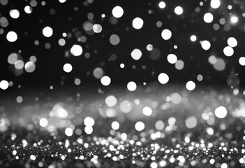 Canvas Print - 'ray black lights bokeh glow white. shine background white Abstract dust particle sparks glitter confetti beam light silver explosion glistering design a'