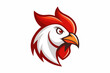 chicken head logo vector illustration
