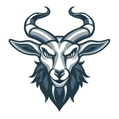 Wall Mural - goat mascot logo icon