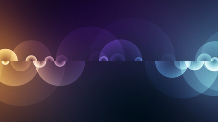 Wall Mural - abstract digital sound wave for concept of music, party, technology, modern. creative design sound w