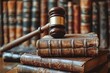 Judge Gavel's Justice Law and Legal Concept. Generative Ai