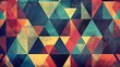 © irawan - Triangle pattern. Colorful, grunge and seamless. Grunge effects
