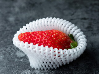 Canvas Print - packed fresh strawberries