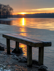 Wall Mural - sunset on the beach