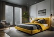 © akkash jpg - bedroom gray modern Yellow