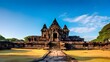 Ancient and Old Building Structures as a point of Tourist Attractions | Echoes of the past photographing ancient temples and monuments | Generative AI Image