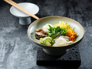 Poster -  Bibimbap, Korean mixed rice with vegetable