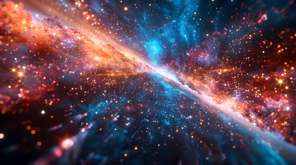 Wall Mural - Explore the Quantum Frontier Where Photons Race at Light Speed Defying Relativity's Laws of and Energy