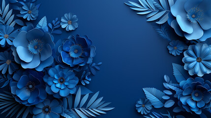 Wall Mural - Abstract background in blue tones. Cinco de mayo