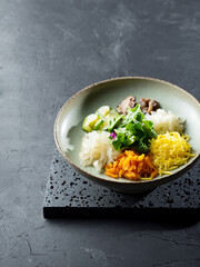 Poster - Bibimbap, Korean mixed rice with vegetable	