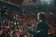 © Papisut - speaker business conference lecture in seminar lecture halleducation businessman convention center in meeting.