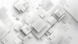 © Jan - abstract white square background