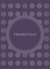 Wall Mural - Thanks giving thank you card template, thankyou letter greeting card wallpaper with round circled pattern, thankyou graphic digital card for cards, notebook cover, shopping card and wrapping paper
