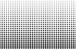 Halftone design graphic background, abstract shape design pattern, modern cover vector illustration