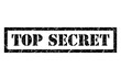 Top secret stamp symbol, label sticker sign button, text banner vector illustration